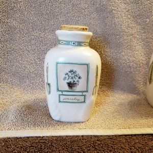 Pfaltzgraff Naturewood Spice Jar with Cork ~ PARSLEY